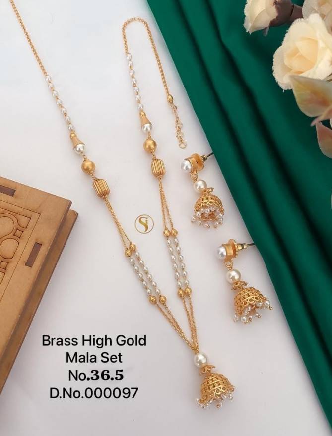 Accessories Brass High Gold Mala Pendal Set 5 Catalog
